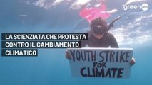 La scienziata che protesta contro il cambiamento climatico