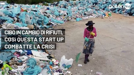 Cibo in cambio di rifiuti , così questa startup combatte la crisi