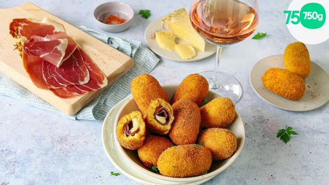 Croquettes de jambon de Bayonne et pommes de terre au Laguiole AOP