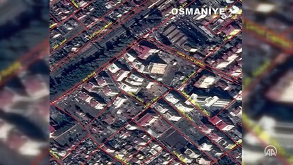 Depremin yol açtığı yıkım uzaydan böyle görüntülendi