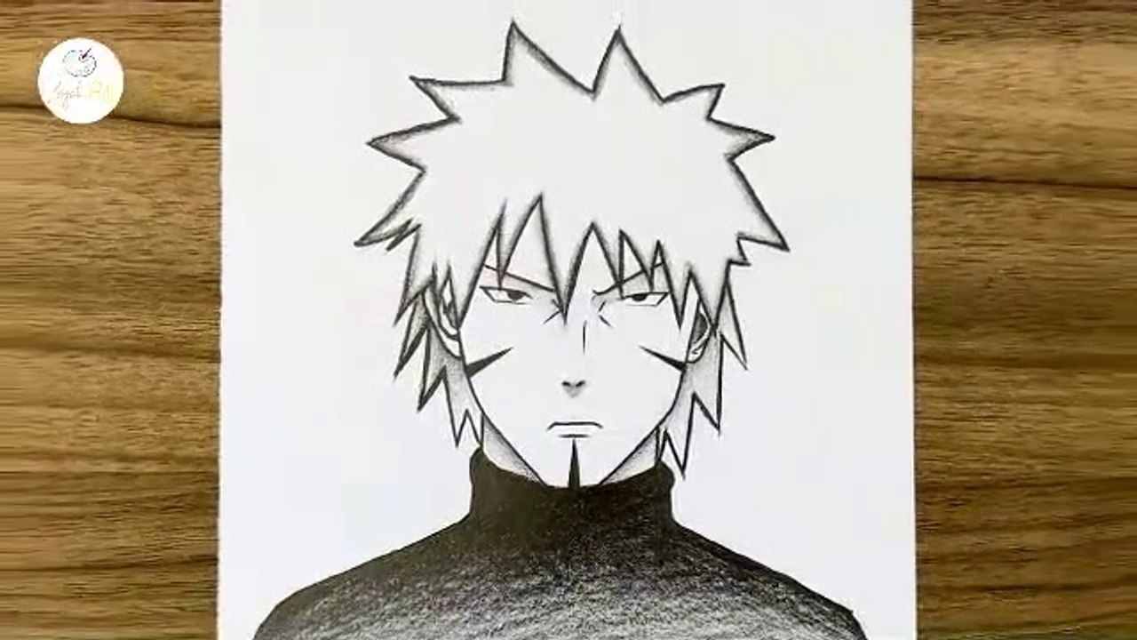 Anime character sketch anime character drawing tobirama senju sketch