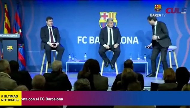Laporta y Mateu Alemany explican el problema de la masa salarial del Barça / CULEMANÍA