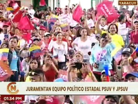 Juramentan equipo político estadal del PSUV en Yaracuy