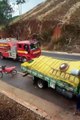 Colisão entre caminhão e carro deixa dois mortos e 5 feridos na BR-104