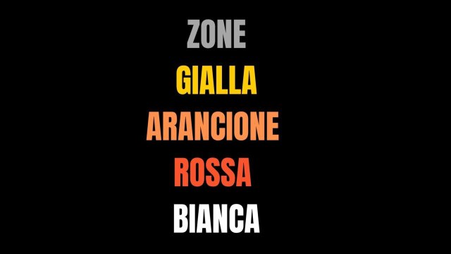 Zone gialla, arancione, rossa e bianca: cosa si può fare e cosa no