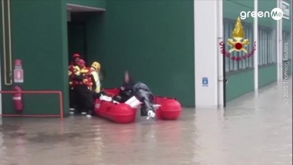 Vigili del fuoco salvano cani in Emilia Romagna