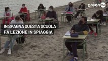 In Spagna questa scuola fa lezione in Spiaggia