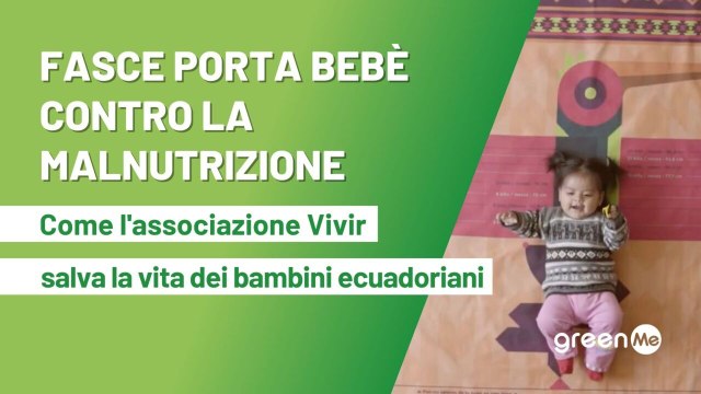 Fasce porta bebè contro la malnutrizione. Come l'associazione salva la vita dei bambini ecuadoriani