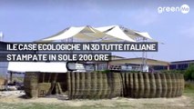 Le case ecologiche 3D tutte italiane stampate in appena 200 ore