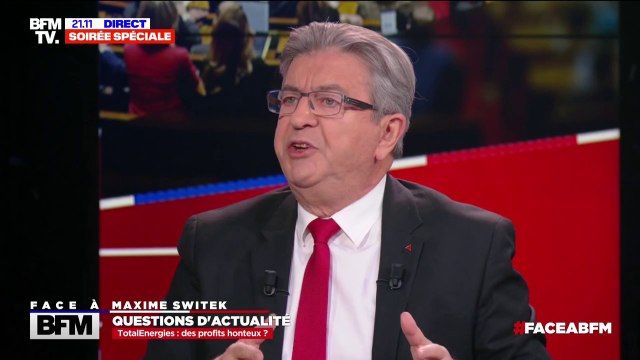 Bénéfices de TotalEnergies: Jean-Luc Mélenchon dénonce le capitalisme pique-assiette