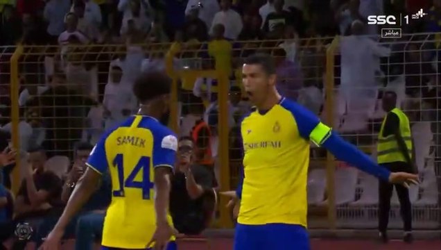 ملخص مباراة النصر والوحدة 4-0 - اهداف رونالدو اليوم - سوبر هاتريك رونالدو