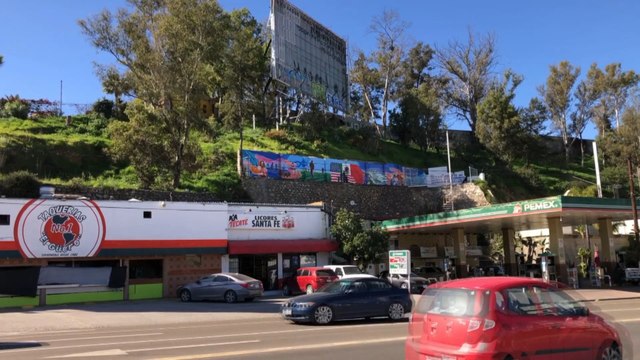 Mural de 30 metros en la frontera celebra bicentenario de relaciones entre México y Estados Unidos