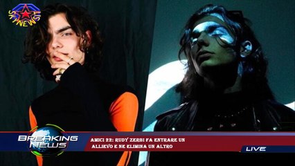 Amici 22: Rudy Zerbi fa entrare un  allievo e ne elimina un altro