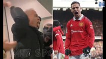 Injured Man United winger Antony posts video reel of him supporting his team-mates from the Old Trafford stands... as he watches his side come from two goals down to salvage a point against Leeds