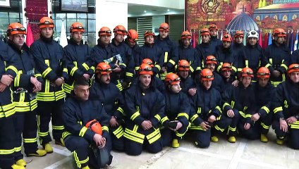 عناصر إغاثة فلسطينيون يقصدون تركيا وسوريا للمساعدة في أعمال الإنقاذ