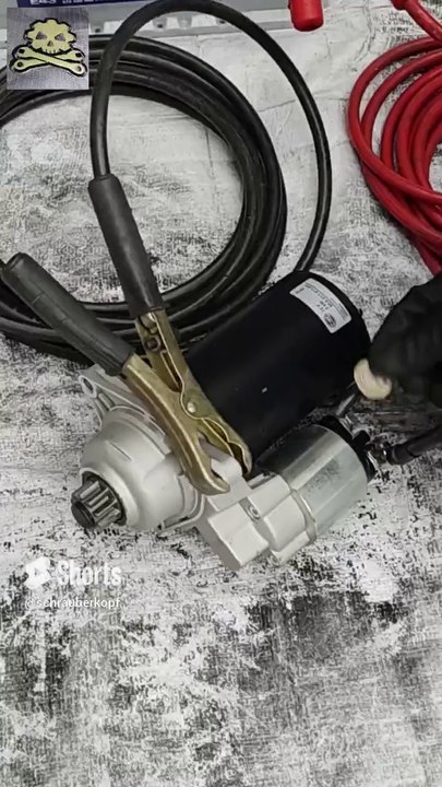 Anlasser testen engine startet test