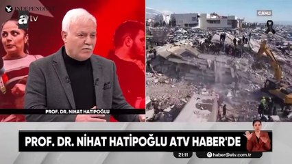 Nihat Hatipoğlu'ndan 'kader' açıklaması: 'Kader bu değil, kader akıllı düşünmektir, tedbir almaktır'