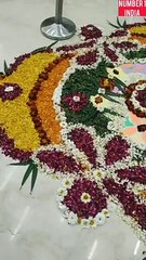 Best flowers rangoli design