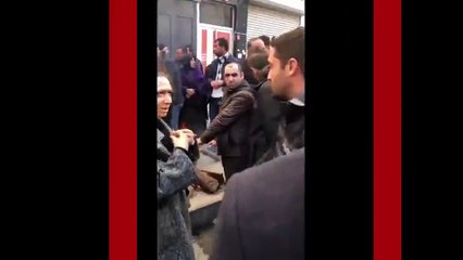Yeni görüntüler ortaya çıktı! AKP'li Oya Eronat depremzedenin üzerine yürüdü