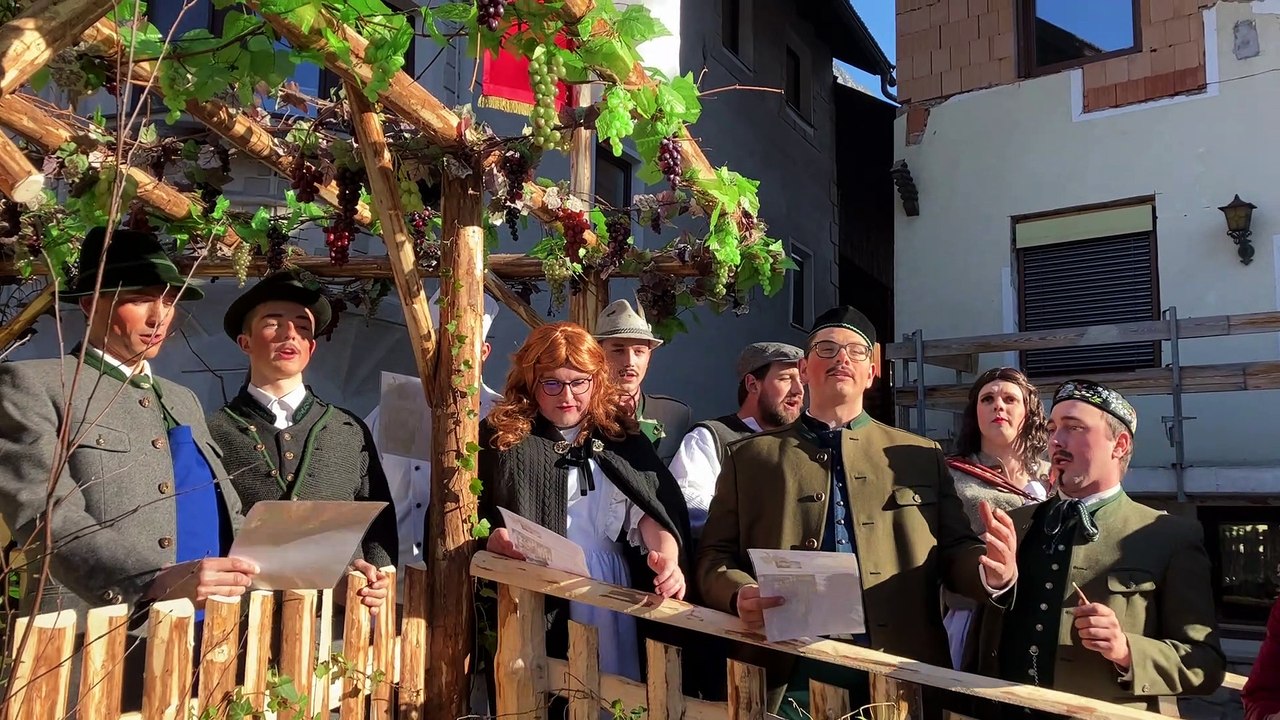 'Aufzug' beim Nassereither Schellerlaufen