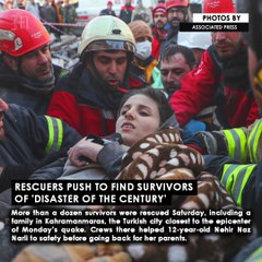 Rescuers push to find survivors of 'disaster of the century'