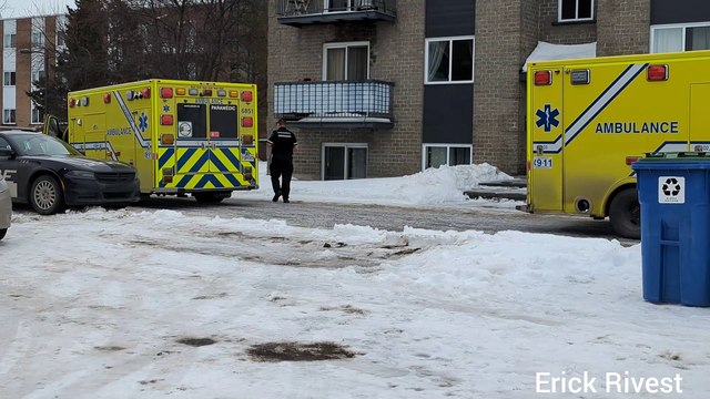 Intervention policière (Le Reflet - Erick Rivest)