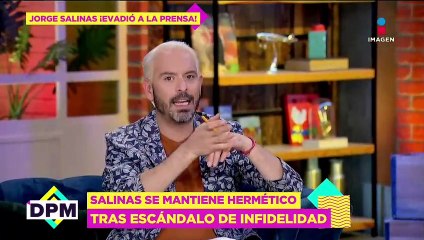 ¡No dijo nada! Jorge Salinas hermético tras escándalo de infidelidad