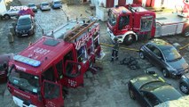 Porto. Incêndio consome prédio e provoca 13 desalojados