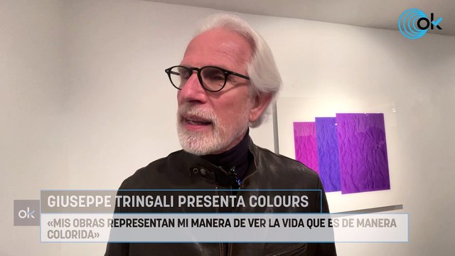 Éxito total de la inauguración de la nueva exposición de Giuseppe Tringali: «Son obras hechas con acrílico y pintura digital»
