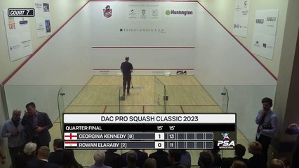 Kennedy v Elaraby | DAC Pro Squash Classic 2023 | QF Replay