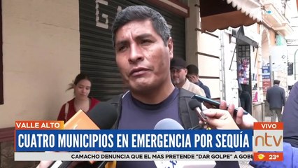 Cuatro municipios en emergencia por sequía