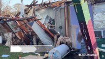 Officer rescues tornado survivor from mangled mobile home