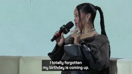 Rihanna returns to the stage for the Super Bowl