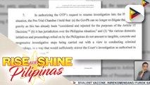 Pilipinas, umapela sa ICC na suspendihin ang pagbubukas ng imbestigasyon sa ‘war on drugs’ ng administrasyong Duterte