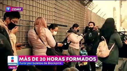 Fans de Blackpink duermen en la calle por boletos en el Palacio de los Deportes
