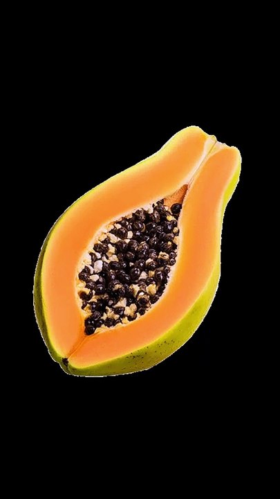 PAPAYA. Let us practice the spelling.