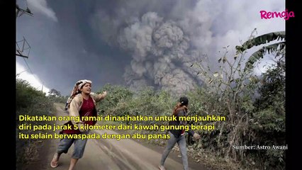 Gempar! Kejadian gunung berapi meletus di Indonesia  Majalah Remaja