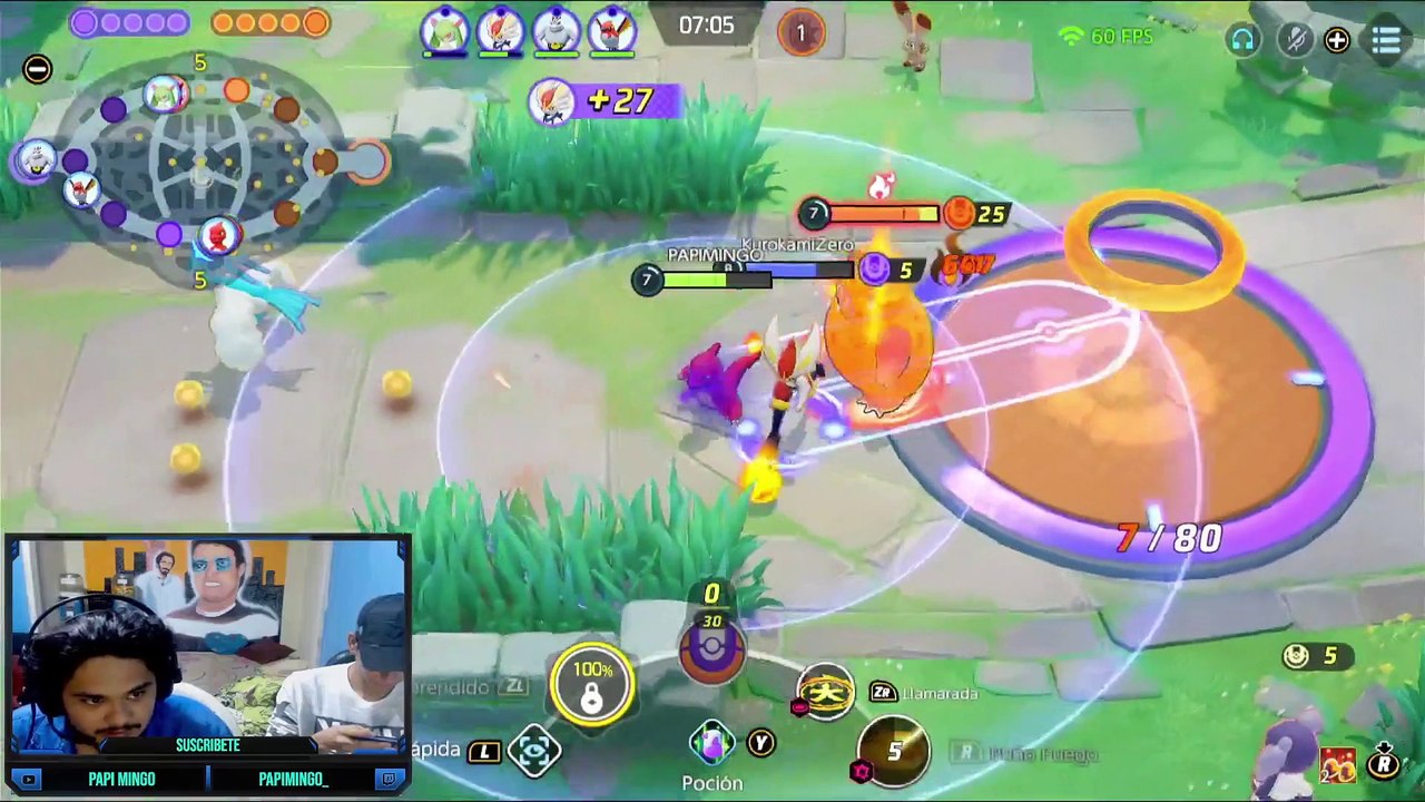 PUÑO DE FUEGO CON CHARIGOD - POKEMON UNITE