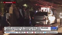 Dos policías resultan heridos en la San Miguel