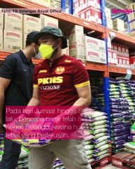 Tengku Amir Shah Cemar Duli, Bantu Mangsa Banjir Di Selangor