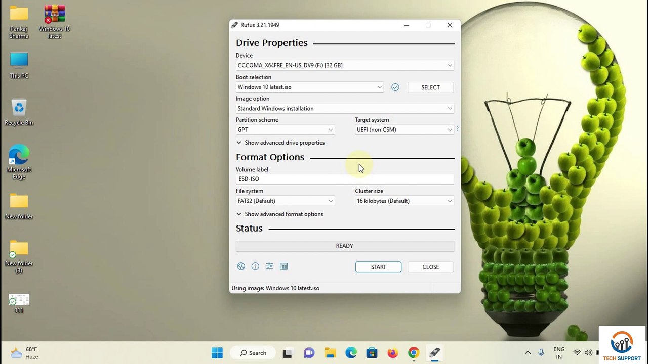 How to create a bootable windows 10 USB Drive