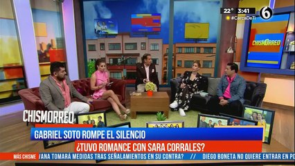 Gabriel Soto aclara si tuvo un romance con Sara Corrales