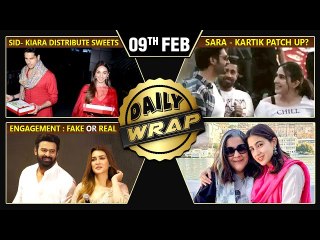 Sidharth Kiara's Delhi Reception, Sara-Kartik Patchup, Kriti and Prabhas Engagement Top 10 News