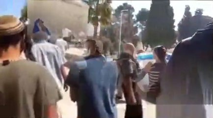 Temple Mount ascenders waved Israeli flags and were arrested*