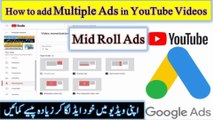 How to Add Multiple Ads in YouTube Video || Manage Mid-Roll Ads in yt studio
