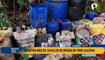 Ucayali: incautan más de 124 kilos de drogas en tres caletas