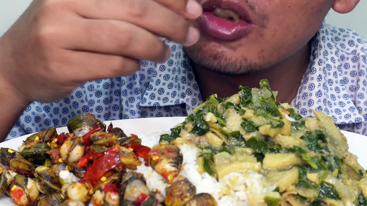 Best Eating Shellfish, Brown Soup RECIPE Khmer food old | asmr mukbang food eating