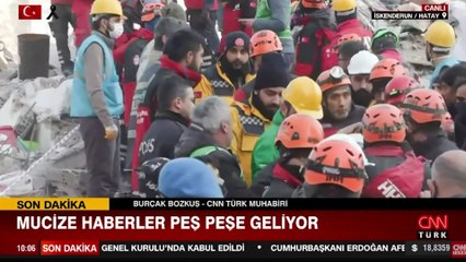 102. saatte mucize: Hatay Arzu Apartmanı'ndan 6 kişi sağ kurtarıldı