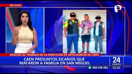 Asesinato en San Miguel: Policía captura en Arequipa a dos implicados en crimen contra familia