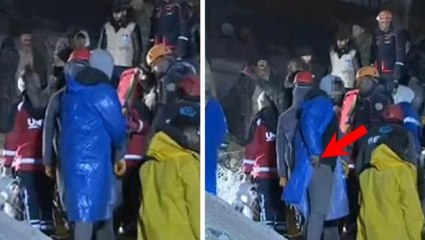 Deprem enkazı üzerinde hırsızlık! O anlar canlı yayında ekrana yansıdı